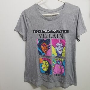 EUC Disney villains shirt